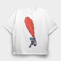 Scratchy, Tricou Oversize Barbati (Unisex)