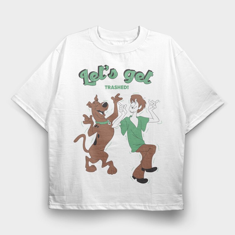Scooby Doo, Tricou Oversize Barbati (Unisex)