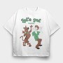 Scooby Doo, Tricou Oversize Barbati (Unisex)
