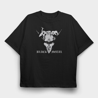VENOM Black Metal, Tricou Oversize Barbati (Unisex)