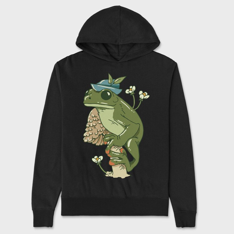 Froggy Flower Hat, Hanorac Oversize Barbati (Unisex)