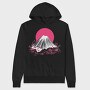 Fuji Mountain Japanese Nature, Hanorac Oversize Barbati (Unisex)