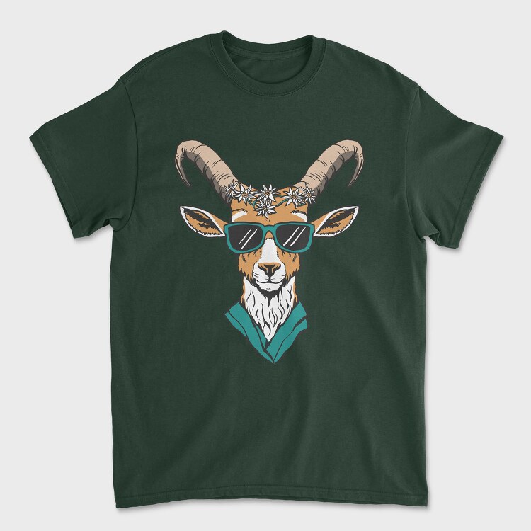 Ibex Oktoberfest Edelweiss Flower, Tricou Barbati (Unisex)