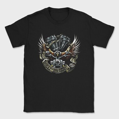 Harley Eagle Biker Flag 2, Tricou Barbati (Unisex)