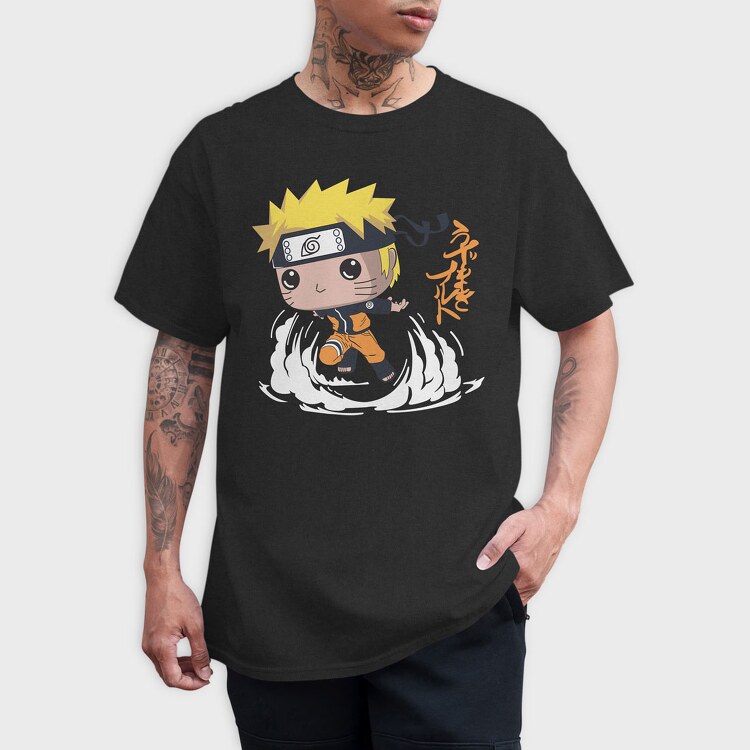 Funko Anime Naruto 2, Tricou Barbati (Unisex)