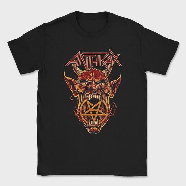 Anthrax Devil Pentagram, Tricou Barbati (Unisex)