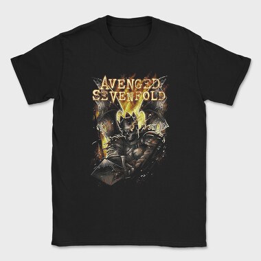 Avenged Sevenfold Flames Flower, Tricou Barbati (Unisex)