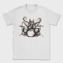 Imaginative Octopus Drummer Playing Drums, Tricou Barbati (Unisex)