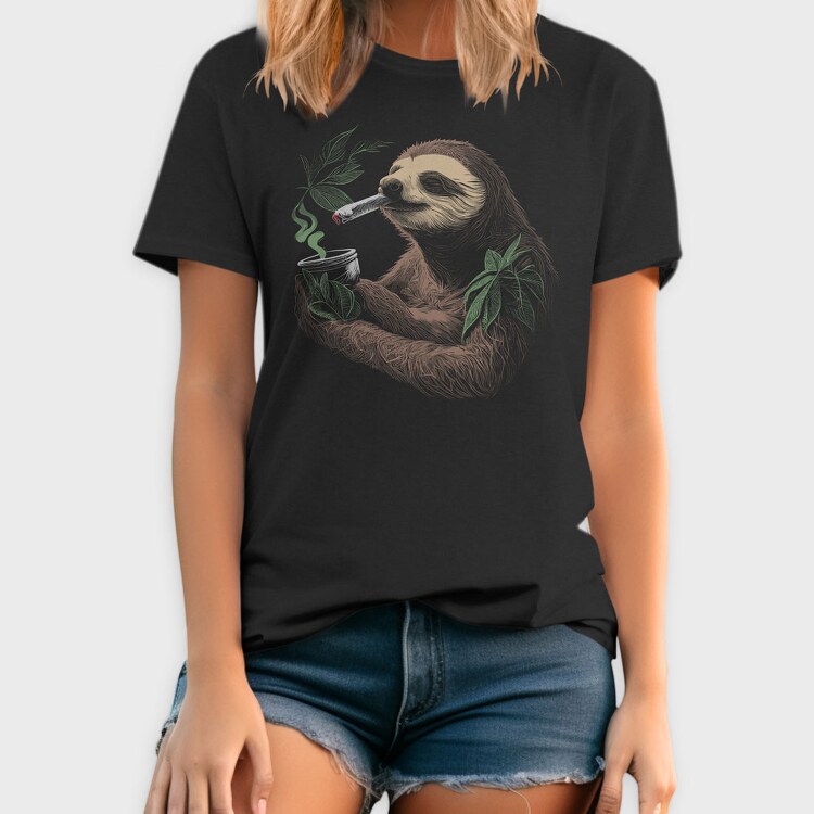 Sloth Pot, Tricou Barbati (Unisex)