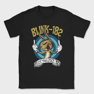 Bunny Eyes Flames 182 Funny Sarcastic, Tricou Barbati (Unisex)