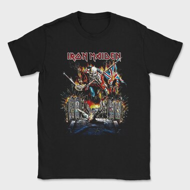 Iron Maiden British Fire, Tricou Barbati (Unisex)