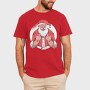 Santa Middle Finger, Tricou Barbati (Unisex)