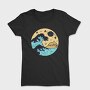 Illustrated Waves And Beach 05, Tricou Femei