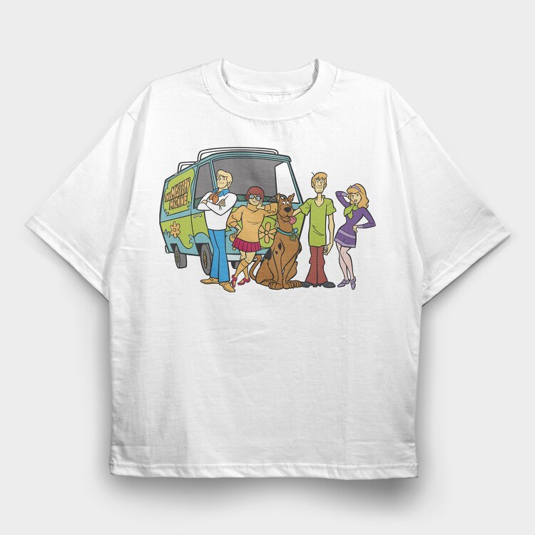 Scooby Doo 1, Tricou Oversize Barbati (Unisex)