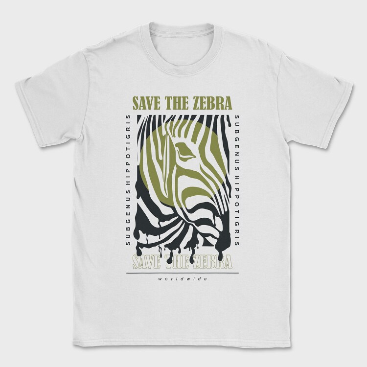 Save The Zebra 2, Tricou Barbati (Unisex)