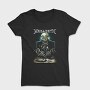 Megadeth Skull Planet Flames 2, Tricou Femei