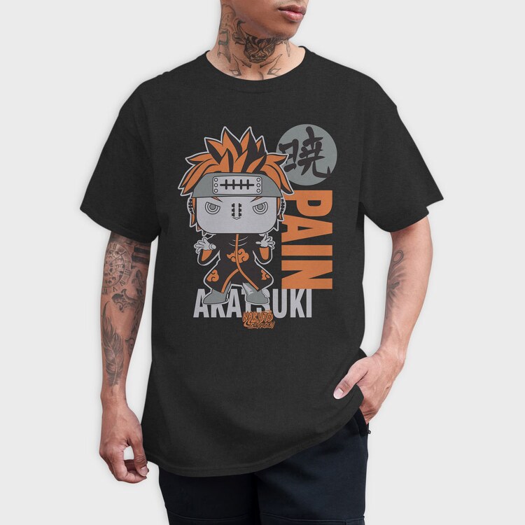 Funko Anime Naruto Pain, Tricou Barbati (Unisex)