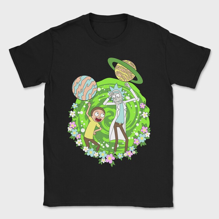 Rick and Morty 60, Tricou Barbati (Unisex)