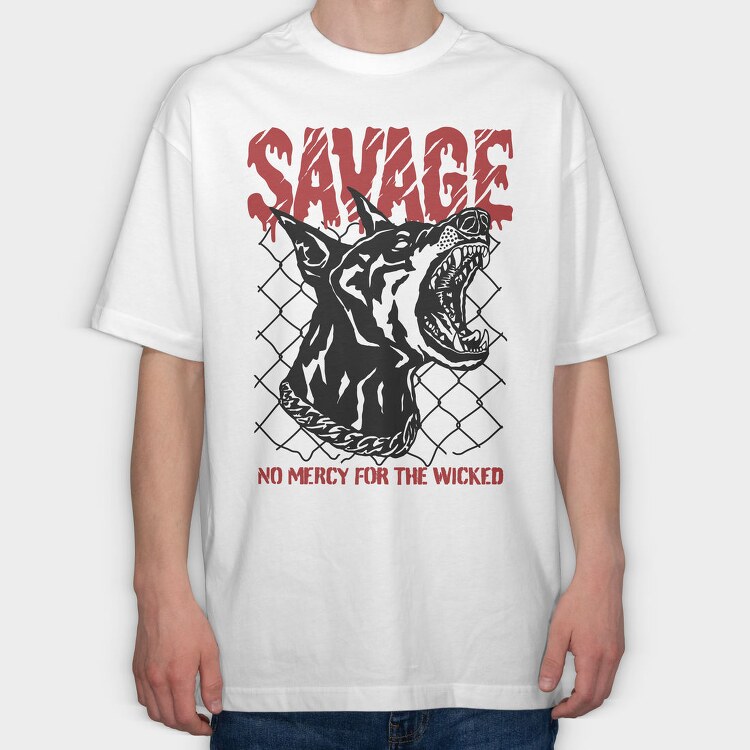 Savage 2, Tricou Oversize Barbati (Unisex)