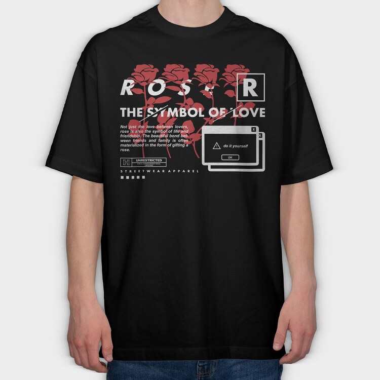 Rosser 2, Tricou Oversize Barbati (Unisex)