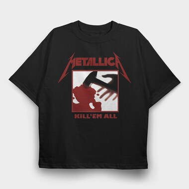 Metallica Killer Hands, Tricou Oversize Barbati (Unisex)