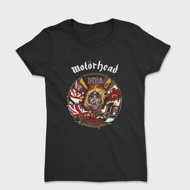 Motorhead 1916 Devil British Flag, Tricou Femei