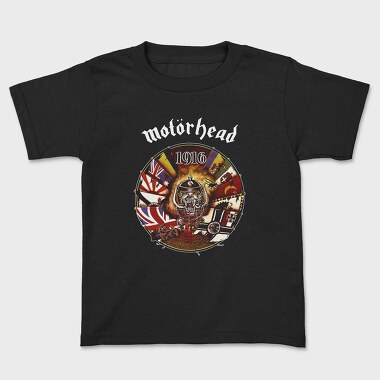 Motorhead 1916 Devil British Flag, Tricou Copii