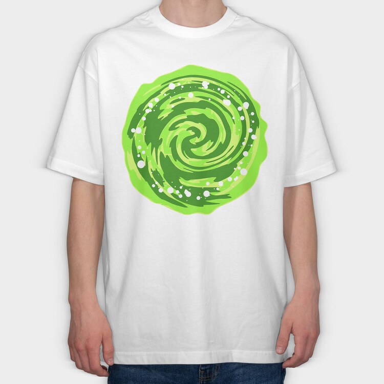 Rick and Morty 8, Tricou Oversize Barbati (Unisex)