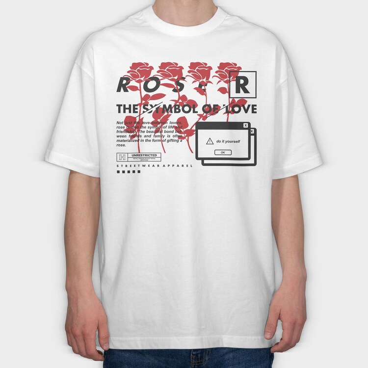 Rosser 1, Tricou Oversize Barbati (Unisex)