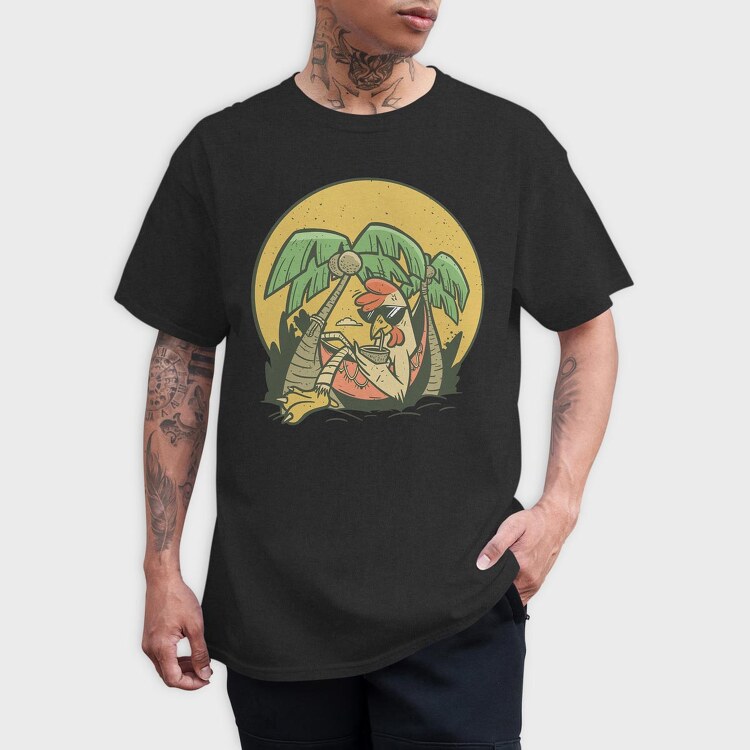 Chicken Relax, Tricou Barbati (Unisex)