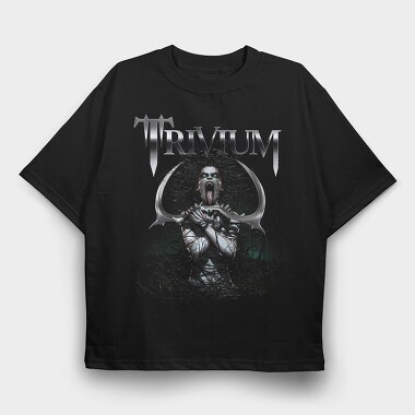 Trivium Skull Swords 3, Tricou Oversize Barbati (Unisex)