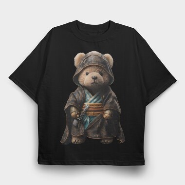 Assassin Teddy Bear, Tricou Oversize Barbati (Unisex)
