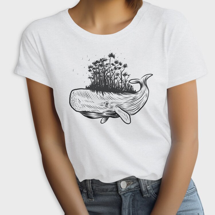 Whale and Tree, Tricou Femei