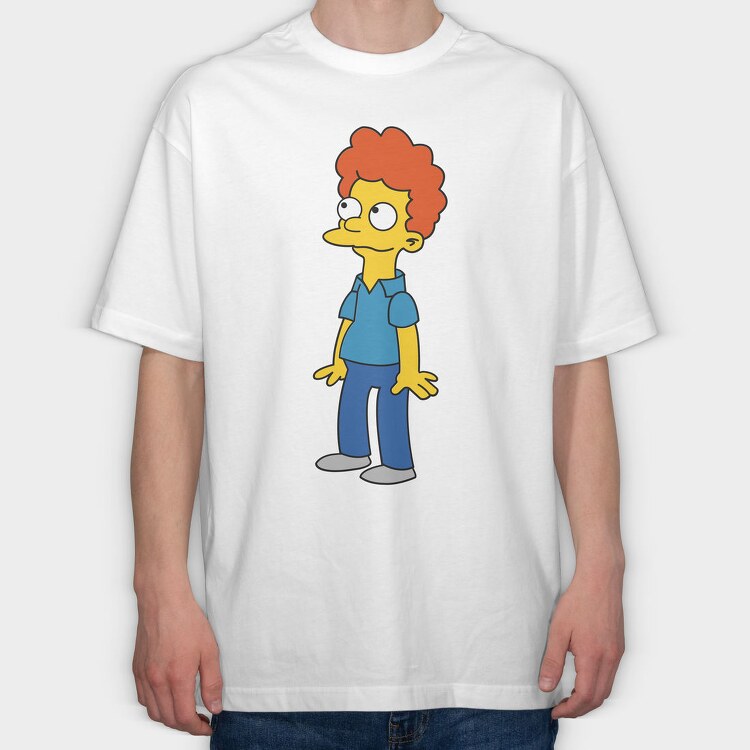 Rod Flanders, Tricou Oversize Barbati (Unisex)
