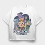 Dungeons Sloths, Tricou Oversize Barbati (Unisex)