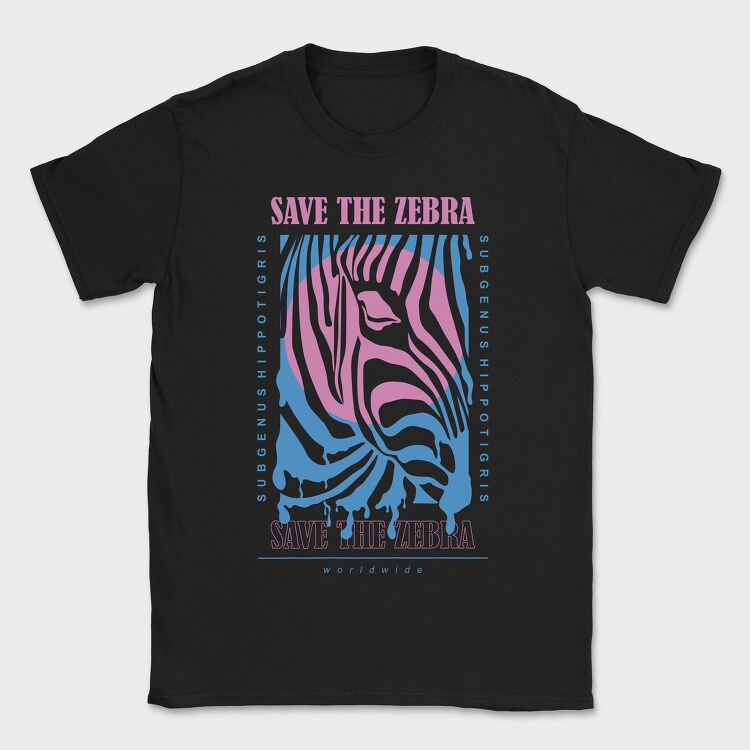 Save The Zebra 1, Tricou Barbati (Unisex)