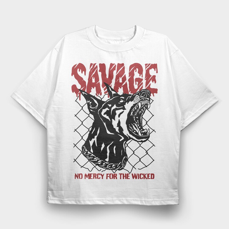 Savage 2, Tricou Oversize Barbati (Unisex)