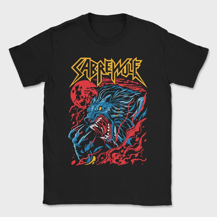 Sabrewule, Tricou Barbati (Unisex)