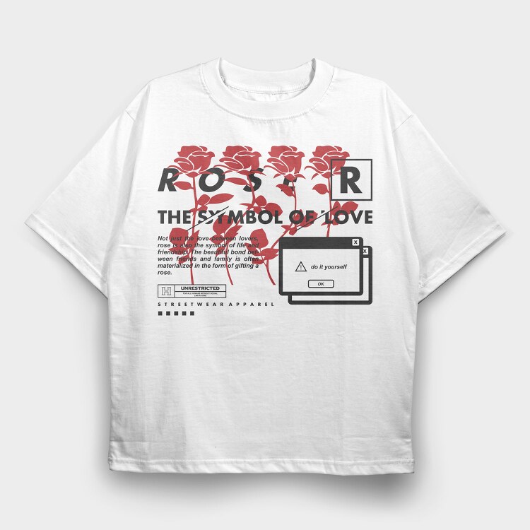 Rosser 1, Tricou Oversize Barbati (Unisex)
