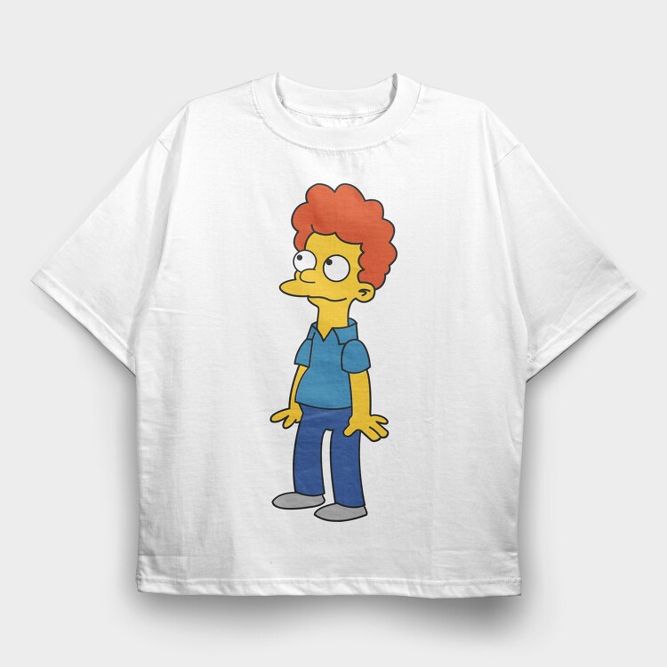 Rod Flanders, Tricou Oversize Barbati (Unisex)