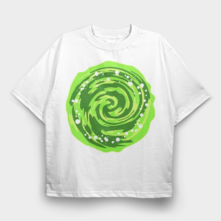 Rick and Morty 8, Tricou Oversize Barbati (Unisex)