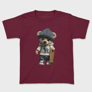 Skate Teddy Bear, Tricou Copii