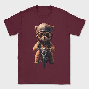 Teddy Bear Bike, Tricou Barbati (Unisex)