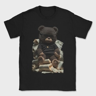 Teddy Bear Money, Tricou Barbati (Unisex)