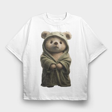 Teddy Bear Robe, Tricou Oversize Barbati (Unisex)
