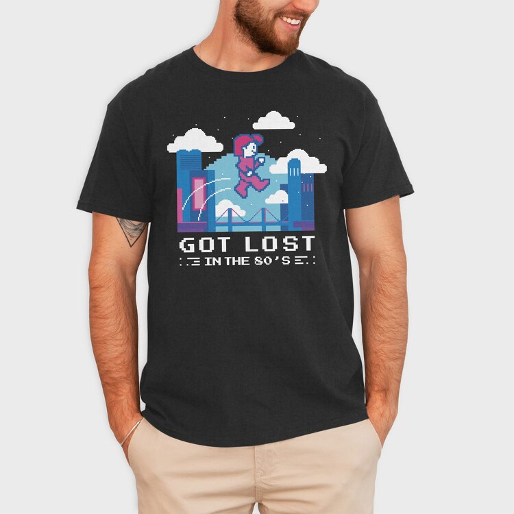 Got Lost in the 80S, Tricou Barbati (Unisex)