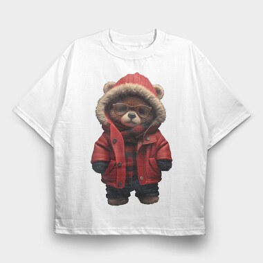 Teddy Jacket, Tricou Oversize Barbati (Unisex)