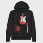 Electric Guitar Music Let S Rock, Hanorac Oversize Barbati (Unisex)