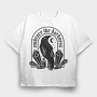 Embrace The Darkness Crow And Crystals, Tricou Oversize Barbati (Unisex)