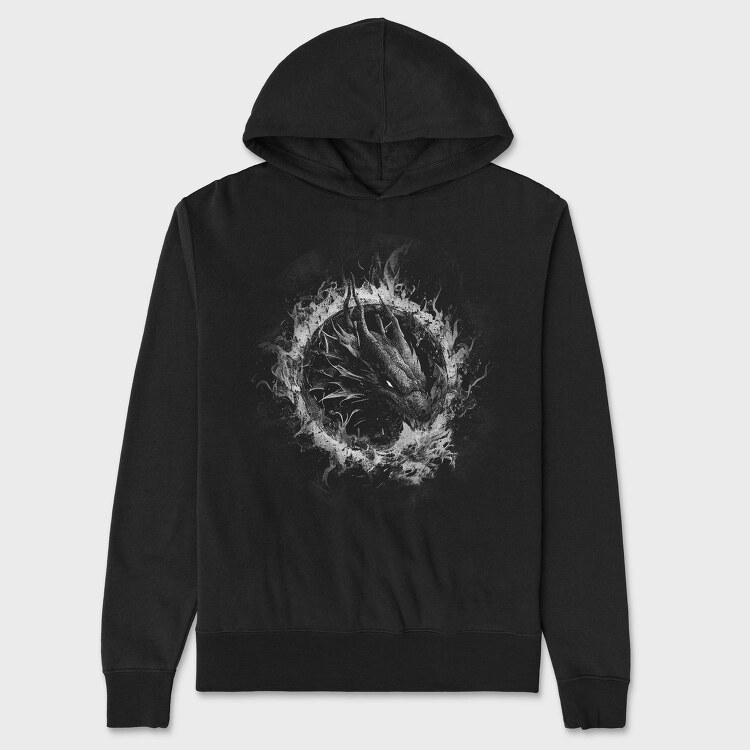 Emerging Dragon Coming Out, Hanorac Oversize Barbati (Unisex)
